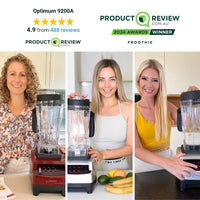 Thumbnail for froothie best high speed blender optimum 9200A award winner powerful 2611 watts, happy customers