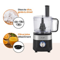 Thumbnail for optimum best food processor australia 8 cup versatile attachments discs sslice grate shred citrus juice