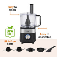 Thumbnail for optimum best food processor australia 8 cup versatile attachments bpa free parts