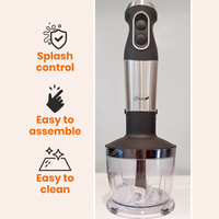 Thumbnail for best stick blender australia hand immersion blender set splash control easy to clean