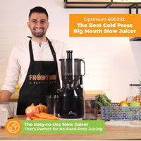 Thumbnail for optimum 600xxl best cold press slow juicer award winner Australia easy to use big mouth