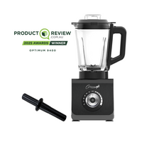 Thumbnail for optimum 9400 essential food blender smoothie drink maker with glass jug black