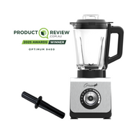 Thumbnail for optimum 9400 essential food blender smoothie drink maker with glass jug silver