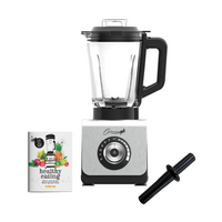 Thumbnail for optimum 9400 essential food blender smoothie drink maker with glass jug silver