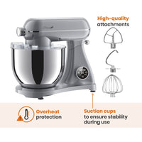 Thumbnail for optimum bon appetit stand mixer kitchenaid competitor powerful big capacity multiple attachments