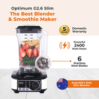 Thumbnail for optimum g2.6 best blender for smoothies, smoothie maker - productreview award winner black