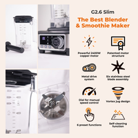 Thumbnail for optimum g2.6 best blender for smoothies, smoothie maker - productreview award winner powerful